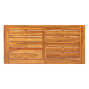 Catriona - 3 Piece Wood Outdoor Dining Set - Teak - R&R Furniture Gallery (Fountain Valley, CA)
