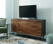 Darrey - Accent Cabinet - Natural / Brown - R&R Furniture Gallery (Fountain Valley, CA)