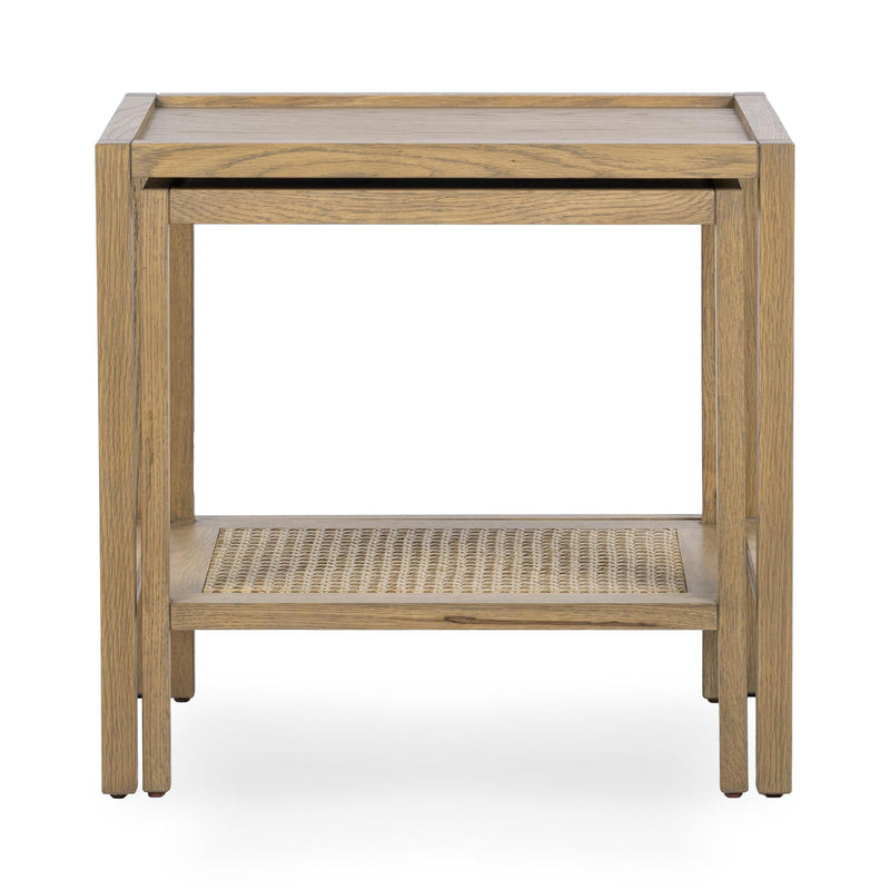 Devin - Solid Wood Nesting Accent Tables - R&R Furniture Gallery (Fountain Valley, CA)