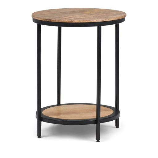 Jenna - Handcrafted Round Side Table - R&R Furniture Gallery (Fountain Valley, CA)