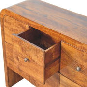 Darcy - 3 Over 3 Drawer Chest - Brown - R&R Furniture Gallery (Fountain Valley, CA)