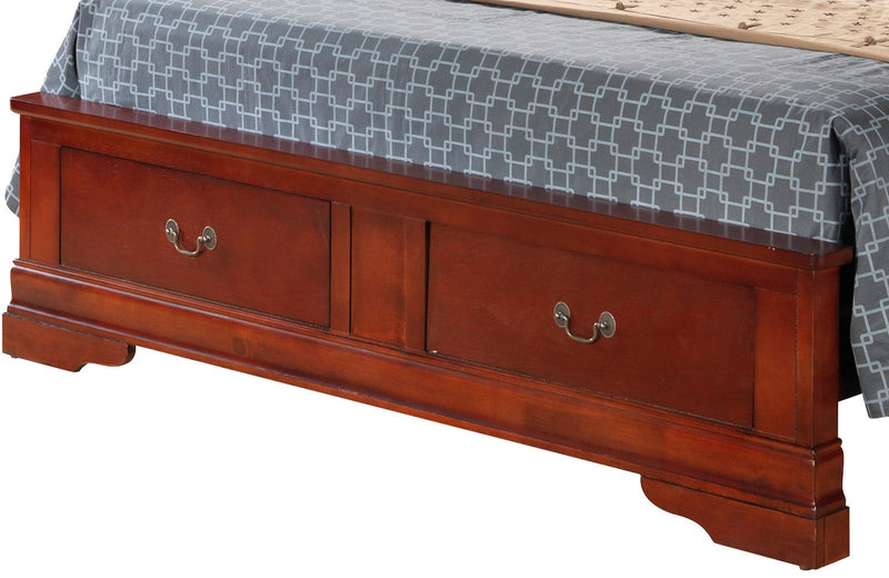 Upholstered Panel Sleigh Bed Design - R&R Furniture Gallery (Fountain Valley, CA)