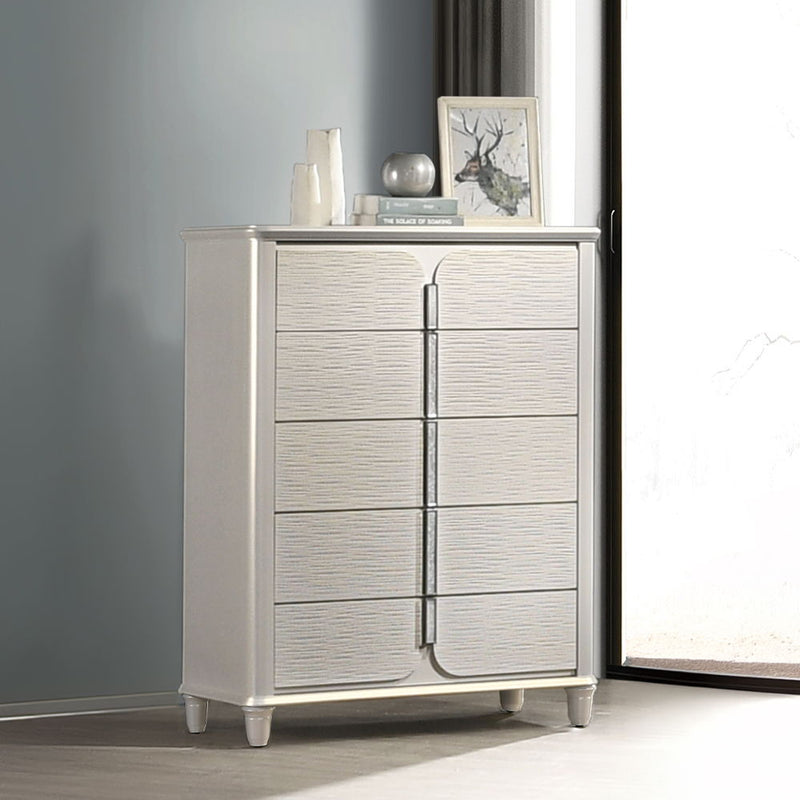 Laveda - Chest - Pearl White
