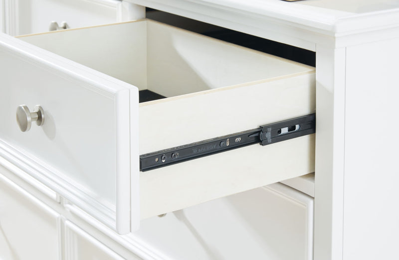 Fortman - Dresser And Mirror - White - R&R Furniture Gallery (Fountain Valley, CA)