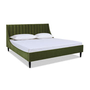 Aspen - Vertical Tufted Modern Headboard Platform Bed Set - R&R Furniture Gallery (Fountain Valley, CA)