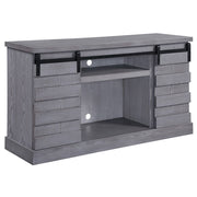 Amrita - TV Stand With Fireplace - Gray Oak - R&R Furniture Gallery (Fountain Valley, CA)