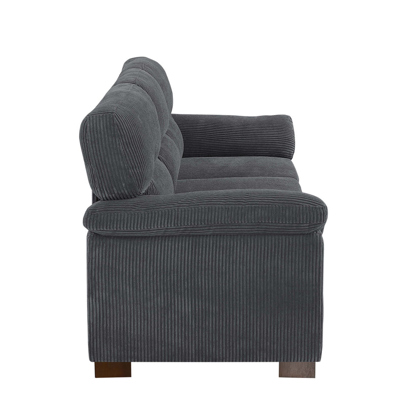 Vintage Inspired 3 Seat Sofa With Tufted Cushions - R&R Furniture Gallery (Fountain Valley, CA)
