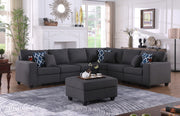 Cooper - Comfort Sectional Sofa With Ottomans And Cupholder - R&R Furniture Gallery (Fountain Valley, CA)