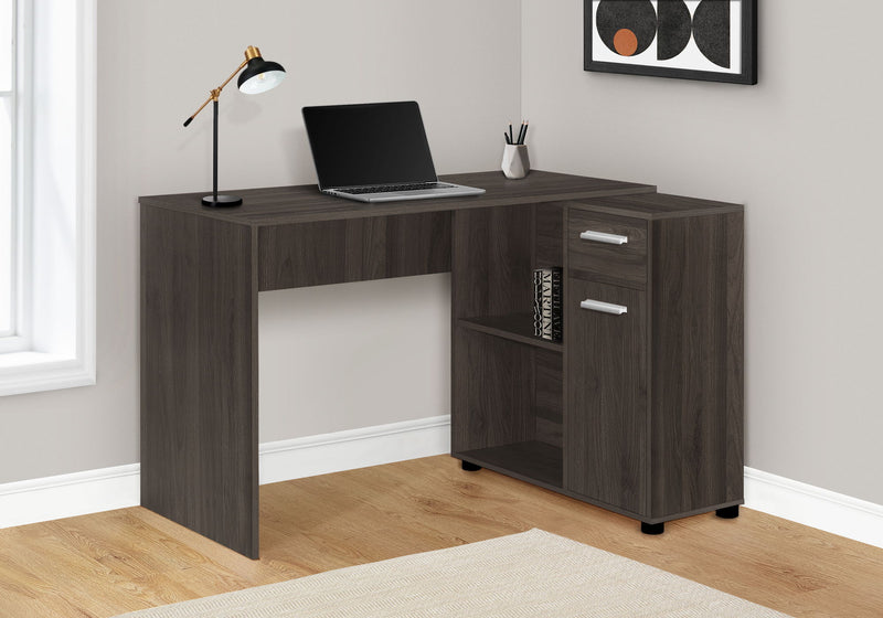 Computer Desk, Home Office, Corner, Storage Drawers, L Shape, Contemporary & Modern - R&R Furniture Gallery (Fountain Valley, CA)