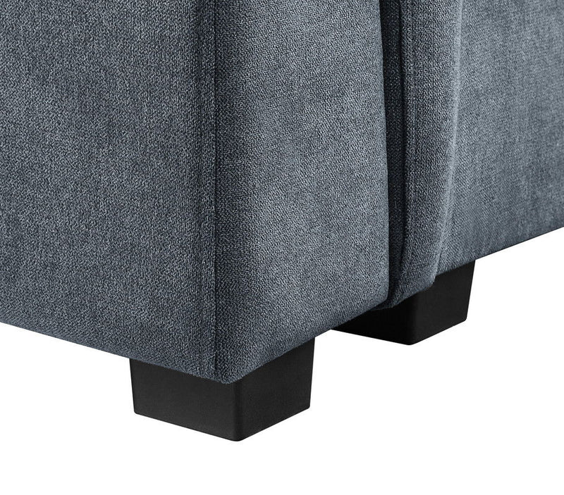 Isla - Fabric Sectional Sofa With Ottoman - R&R Furniture Gallery (Fountain Valley, CA)