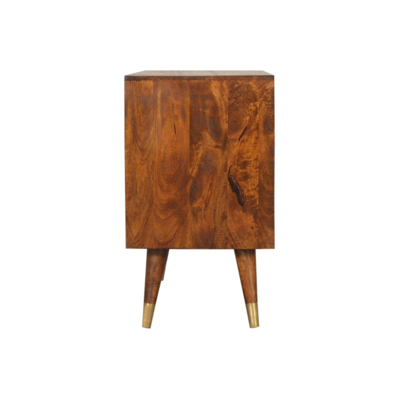Manila - Sideboard, 3 Drawer - Chestnut - R&R Furniture Gallery (Fountain Valley, CA)