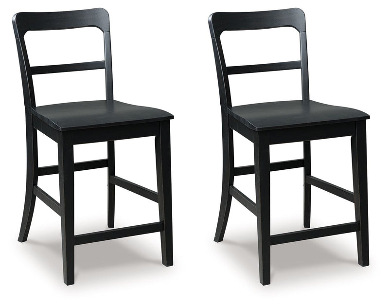 Greddinton - Barstool (Set of 2) - R&R Furniture Gallery (Fountain Valley, CA)