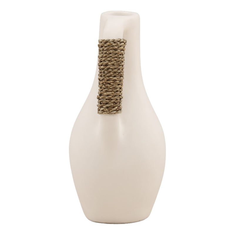 Claylen - Vase (Set of 4) - White And Natural