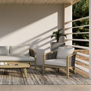 Parkside - Outdoor Conversation Chair (Set of 2) - Natural - R&R Furniture Gallery (Fountain Valley, CA)