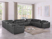 9762 - 12-Piece U-Shaped Sectional Sofa With 4 Power Recliners - R&R Furniture Gallery (Fountain Valley, CA)