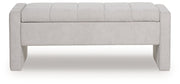 Akselman - Storage Bench - Gray - R&R Furniture Gallery (Fountain Valley, CA)