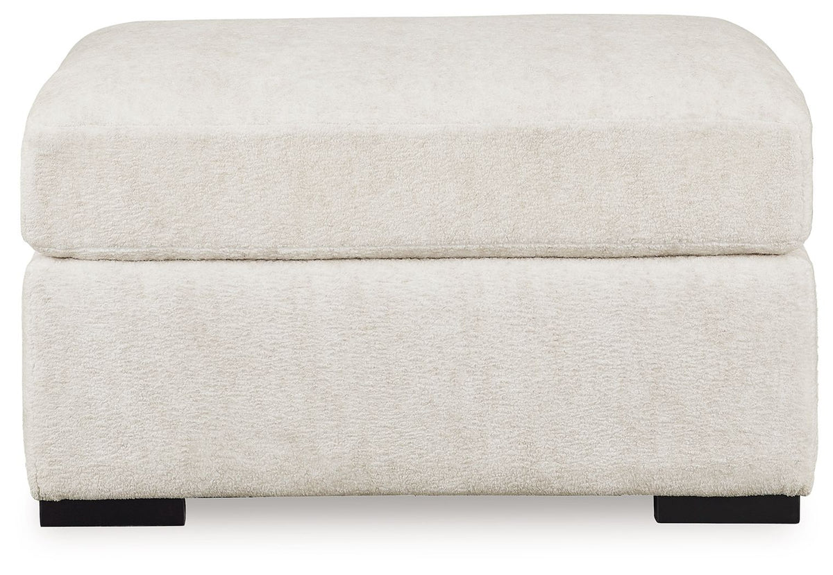 Chessington - Oversized Accent Ottoman - Ivory - R&R Furniture Gallery (Fountain Valley, CA)