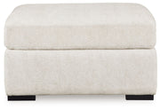 Chessington - Oversized Accent Ottoman - Ivory - R&R Furniture Gallery (Fountain Valley, CA)
