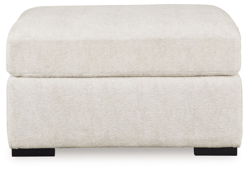 Chessington - Oversized Accent Ottoman - Ivory - R&R Furniture Gallery (Fountain Valley, CA)