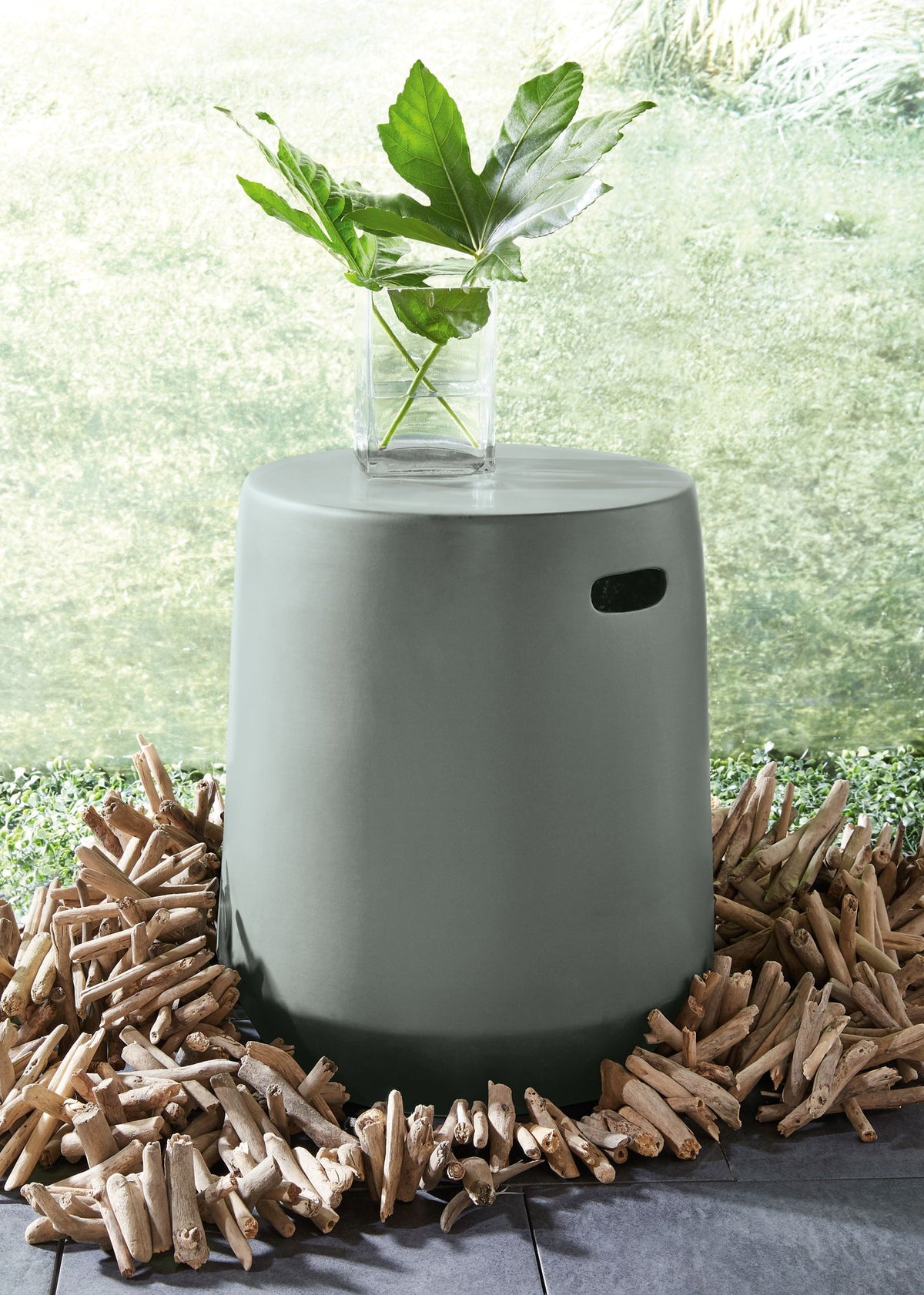 Kalmunds - Stool - Gray - R&R Furniture Gallery (Fountain Valley, CA)