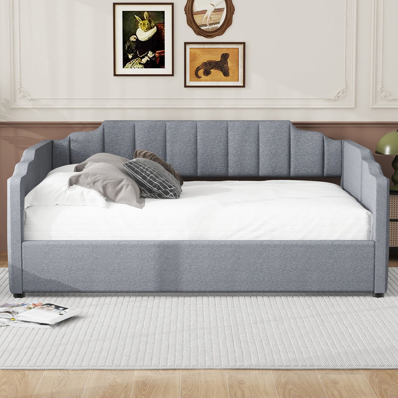 Modern Upholstered Daybed With Underneath Storage - R&R Furniture Gallery (Fountain Valley, CA)