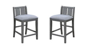 Graham - 20" Upholstered Seat Counter Height Chair (Set of 2) - R&R Furniture Gallery (Fountain Valley, CA)