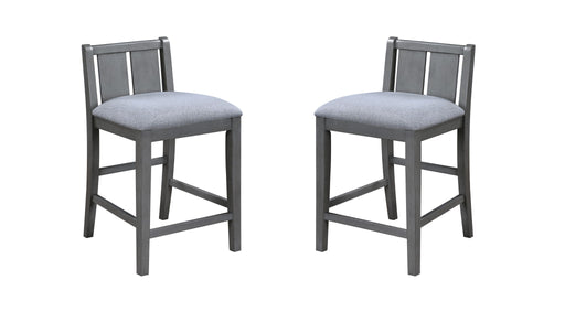 Graham - 20" Upholstered Seat Counter Height Chair (Set of 2) - R&R Furniture Gallery (Fountain Valley, CA)