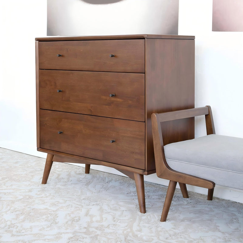 Caroline - Dresser 3 Drawer - Brown / Wood - R&R Furniture Gallery (Fountain Valley, CA)