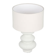 Riviera - Textured Table Lamp - Cream - R&R Furniture Gallery (Fountain Valley, CA)