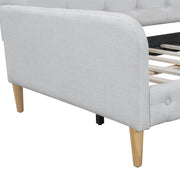 Modern Dreamland upholstered daybed with a clean design, featuring soft fabric and a sturdy frame in a contemporary style.