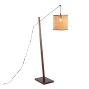 Lumi Source Arturo contemporary floor lamp with sleek design and adjustable arm standing on a living room floor.