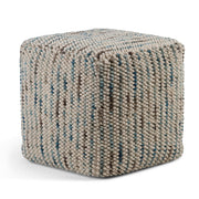 Zoey - Handcrafted Woven Cube Pouf - R&R Furniture Gallery (Fountain Valley, CA)