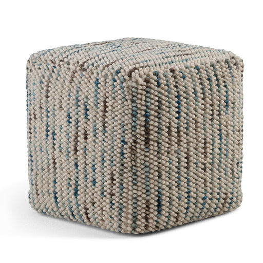 Zoey - Handcrafted Woven Cube Pouf - R&R Furniture Gallery (Fountain Valley, CA)