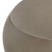 Denny - Modern Grey Fiberform Oval Coffee Table — view 3