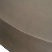 Denny - Modern Grey Fiberform Large Oval Coffee Table — view 3
