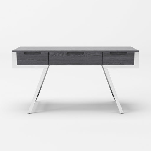 Dessart - Modern Elm Grey Office Desk — view 2