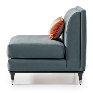 La Francaise - Armless Accent Chair - R&R Furniture Gallery (Fountain Valley, CA)