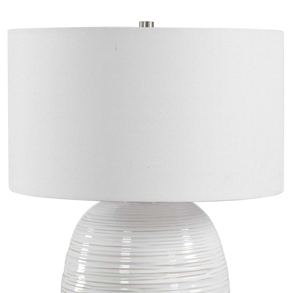 Alkman - Table Lamp - White Glaze