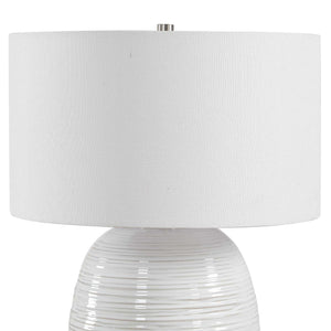 Alkman - Table Lamp - White Glaze