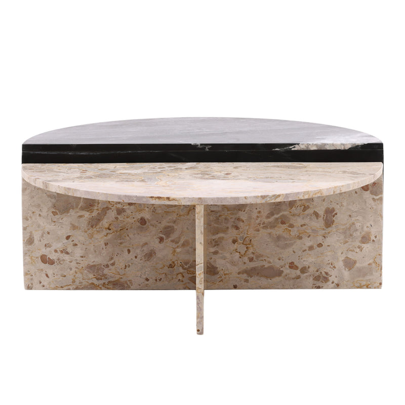Harrington - Coffee Table (Set of 2) - Black And Cream