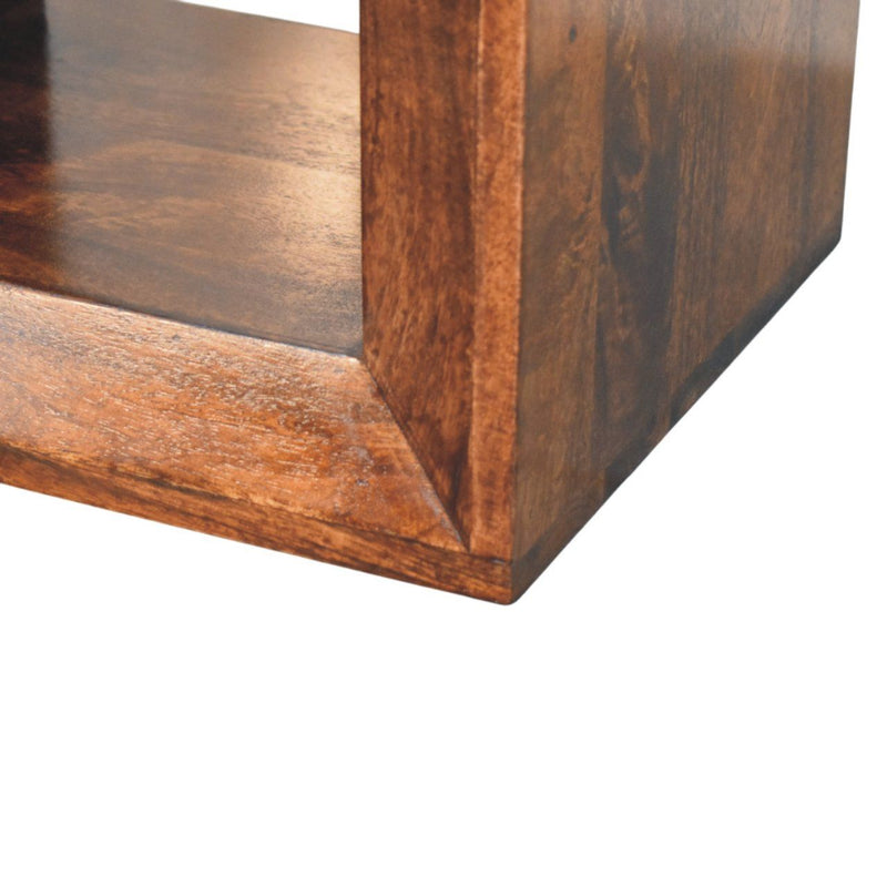 Solis - Open Side Table - Brown - R&R Furniture Gallery (Fountain Valley, CA)