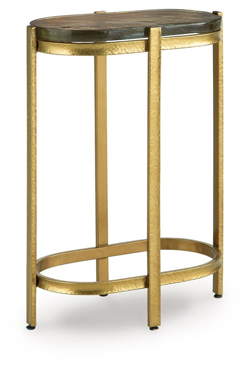 Porterville - Accent Table - Gold Finish - R&R Furniture Gallery (Fountain Valley, CA)