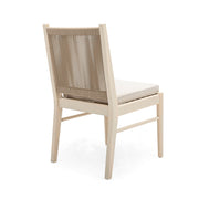 Cordoba - Dining Chair (Set of 2) With Acacia Wood Frame And Water Repellent Fabric - Beige / Yellow - R&R Furniture Gallery (Fountain Valley, CA)