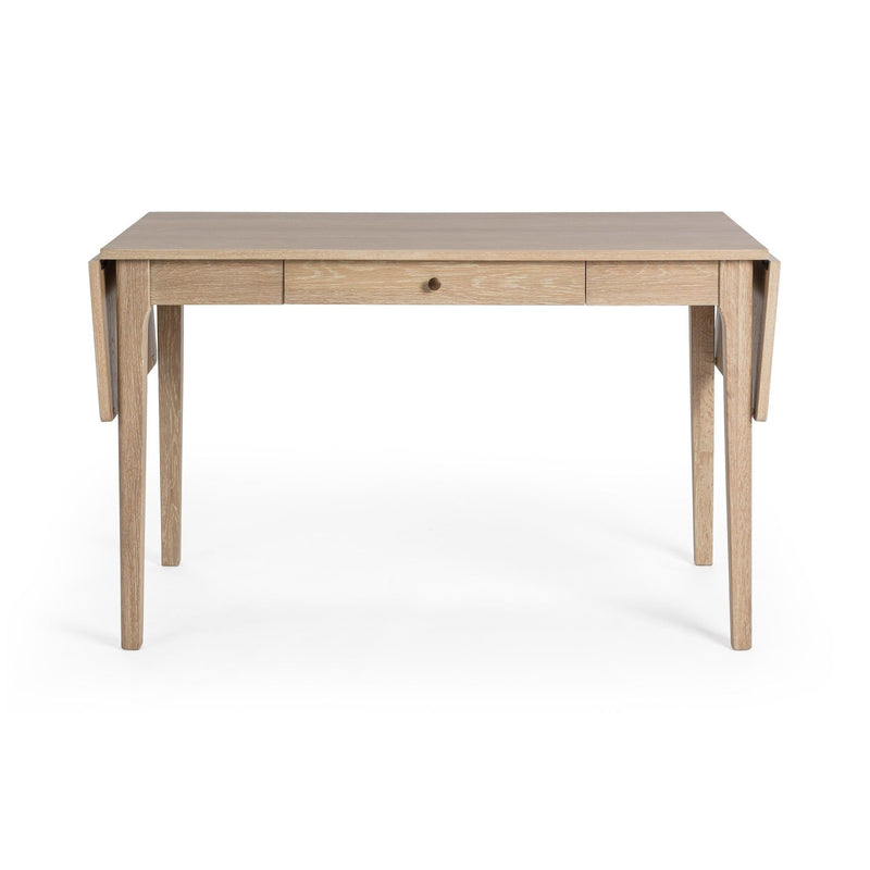 Classic Home Karl extendable desk in Coastal Drift finish with sleek, modern design and multiple workspace options.