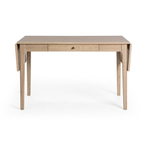 Classic Home Karl extendable desk in Coastal Drift finish with sleek, modern design and multiple workspace options.