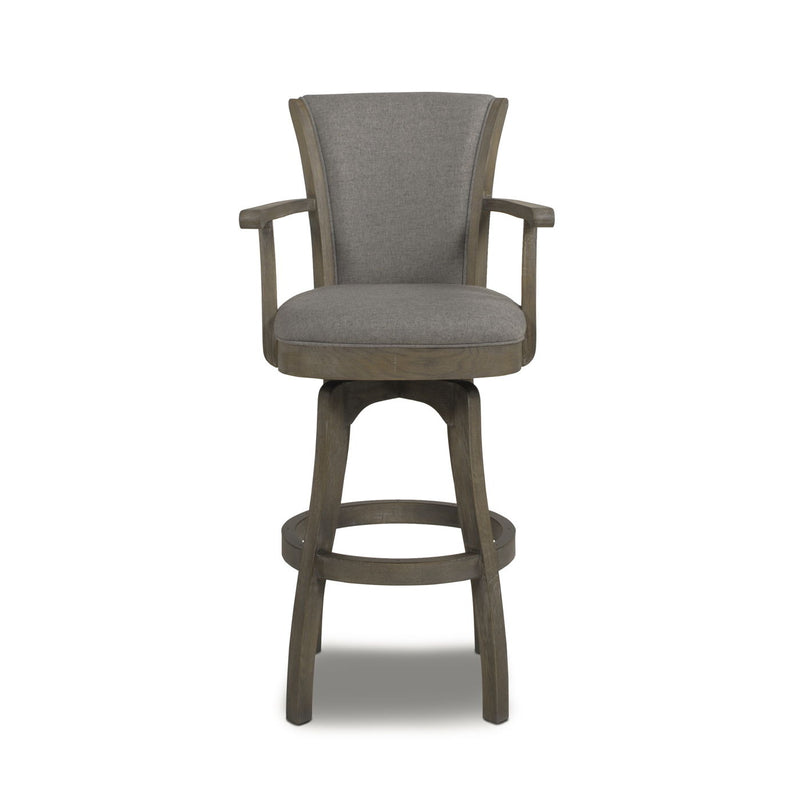 Williams - Swivel Bar Stool With Armrests - R&R Furniture Gallery (Fountain Valley, CA)