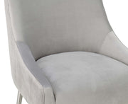 Beatrix - Pleated Velvet Stool - R&R Furniture Gallery (Fountain Valley, CA)