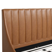 Aspen - Vertical Tufted Modern Headboard Platform Bed Set - R&R Furniture Gallery (Fountain Valley, CA)