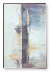 Gatesford - Wall Art - Blue / White / Tan - R&R Furniture Gallery (Fountain Valley, CA)