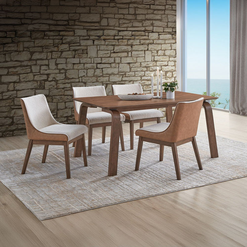 Ginny - Dining Table - Walnut - R&R Furniture Gallery (Fountain Valley, CA)
